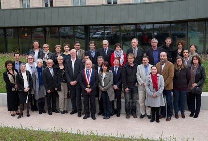 L'ensemble du conseil municipal