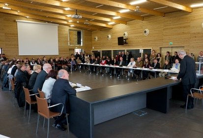 Conseil municipal d'installation sous la présidence du doyen d'âge